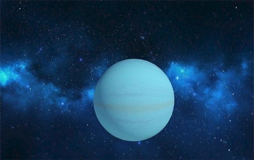 Urano modelo espaço planeta nebulosa constelação Ciência astronomia física 3d print model - Mito3D