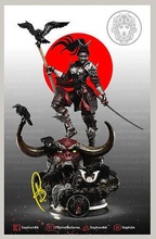 urara samurai guerriero creativo geek mb Giappone femmina 3dart creativegeekmb modeledbymichel createdbymichel lame arma spada arte sculture 3d print model - Mito3D