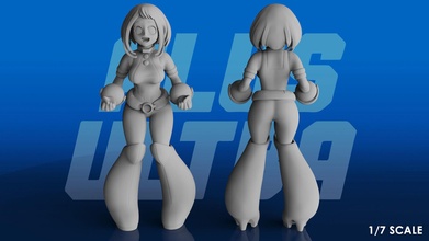 uraraka ochako herói terno 20cm figura fêmea menina myheroacademia ua fofa anime manga japão personagem jogos brinquedos 3d print model - Mito3D