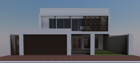 kent villa konsepti kentsel özel tasarım ev sürdürülebilirlik emlak bina inşaat mimarlık suburban konut topluluk aile pencere resimde modern diğer 3d print model - Mito3D