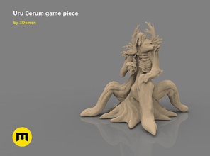 uru berum figure games-toys statue board games toys kids tree fantasy battle nethervein bfn piece 3d print model - Mito3D