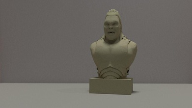 uruk hai a arte orc senhor anéis fantasia criatura ficcional do busto escultura estátua esculturas 3d print model - Mito3D