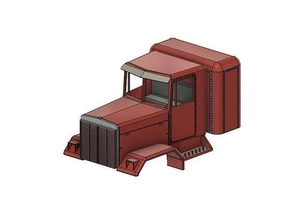 us LKW lkw tamiya rc Modellbau lastwagen Körper ferngesteuert haube karosse karosserie Hobby DIY mechanisch Teile Automobil 3d print model - Mito3D