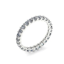 ushape ring 1 2o8mm Taille 62 bijoux bague femmes diamant or mode bande anneaux 3d print model - Mito3D