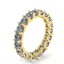 ushape ring 1 3mm taglia 46 gioielleria squillare donne diamante oro moda gruppo musicale anelli 3d print model - Mito3D