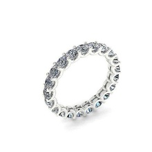 ushape ring 1 3mm Taille 52 bijoux bague femmes diamant or mode bande anneaux 3d print model - Mito3D