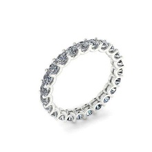 ushape ring 1 3mm Taille 58 bijoux bague femmes diamant or mode bande anneaux 3d print model - Mito3D