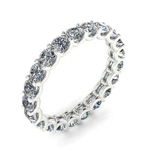 ushape ring-1 3o4 mm size 60 jewelry ring women diamond gold fashion band rings 3d print model - Mito3D