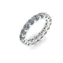 ushape ring 1 3o8 mm Taille 54 bijoux bague femmes diamant or mode bande anneaux 3d print model - Mito3D