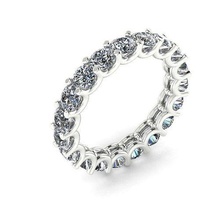 ushape ring 1 gems 2o8mm size 42 joyería joya anillo mujer diamante oro Moda banda anillos 3d print model - Mito3D