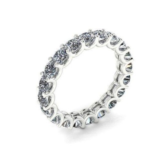 ushape ring 1 gems 2o8mm size 46 joalheria anel mulheres diamante ouro moda banda argolas 3d print model - Mito3D