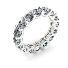 ushape ring1 3o4 mm size 42 jewelry ring women diamond gold fashion band rings 3d print model - Mito3D