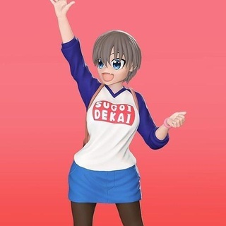 uzaki hana 01 chan wa Asobitai anime ragazza manga carattere sugoi vicino Stampa 3d azione figura arte sculture 3d print model - Mito3D