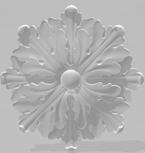 uzor2 cnc 3d print art abstract nature proportion round statue geometric shape sculptures 3d print model - Mito3D