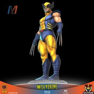 v019 hayret Wolverine Süper kahraman komik x Men hayran Sanat koleksiyon minyatürler oyuncaklar karakter heykeller 3d print model - Mito3D