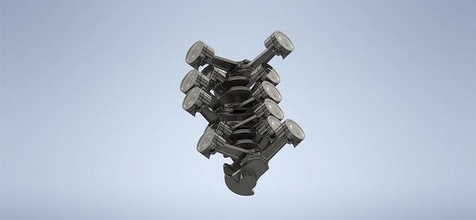 v12 motor engine cars hobbies mechanic machine car turbine cylinder hobby diy automotive 3d print model - Mito3D