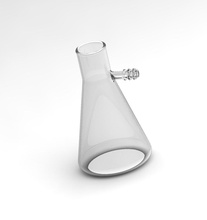 vacuum distillation flask chemistry lab test doctor medical medicine science research biology health scientific infection hospital classroom clinic surgical school kid student 3d print model - Mito3D