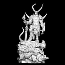 heykel of iblis ark stüdyoları warhammer 40k warhammer40k savaş oyunları oyunu warhammer40000 masa minyatürler figürinler soruşturmacı gregor ordo xenos puritan engizisyon mahkemesi yarı robot bilim fi sanat heykeller 3d print model - Mito3D