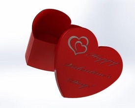 sevgili hediye Kutu Aşk romantik kalp aşk tanrısı yazdırılabilir Hediyeler hediyeler mücevherler dekorasyon tutku moda 3d print model - Mito3D