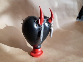 sevgili tasarım sanat eseri yaratıcılık şeytani sevgililer şeytan bdsm günü bdsmart 3d print model - Mito3D