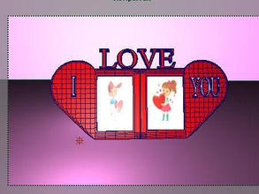 valentines frame heart love romantic design valentine art other 3d print model - Mito3D
