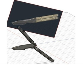 yiğit kelebek bıçak oyun kazanmak ez tabanca eğlence kağıt yazı uçak yalıtılmış belge iş makine ödül arka fon silahlar teknoloji oyunlar oyuncaklar 3d print model - Mito3D