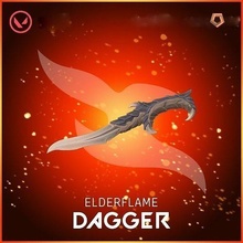 valorant elderflame knife games dagger toys 3d print model - Mito3D