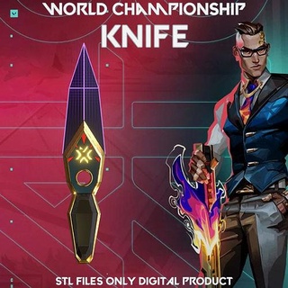 yiğit bıçak dünya şampiyonluk tasarım ekipman yazdırılabilir oyunlar oyuncaklar oyun Kostüm oyunu sahne stl oyuncak plastik keskin silah 3d print model - Mito3D