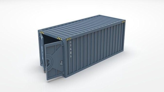 tapfer Rahmen maritim Container Versammlung Box Lager Kunst Spielzeug csgo Schütze randalieren Haus Zubehör 3d print model - Mito3D