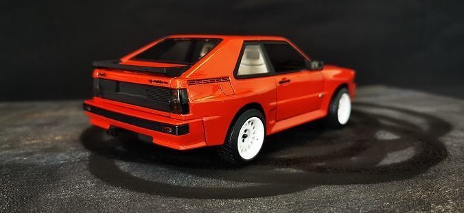 valorisatoin audi sport quattro s1 nunu pn24023 model kit car valorisation hobby diy 3dprint 3d printable 3D print model - Mito3D