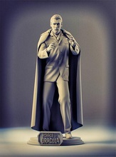vampir hammer grusel dracula christopher lee 1958 fantasie fiktiv kreatur kunst skulpturen 3d print model - Mito3D