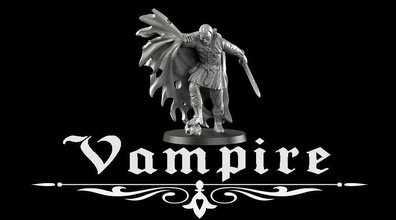 vampire lord of rings miniature undead dracula horror transilvania game boardgame cemetery grave death tombstone creature rpg dungeons dragons twilight corpse gravestone games toys board 3d print model - Mito3D