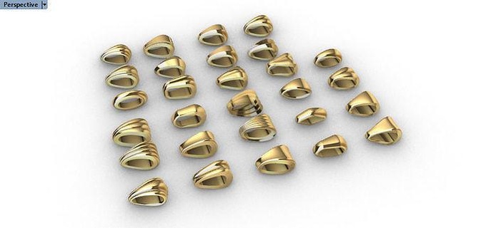 various bails pendants necklace charms nameplates findings jewelryfindings jewelry bails bail necklace pendants namenecklace nameplate charms findings finding rings loops gold silver bestseller toprated famousjewelry  3d print model - Mito3D