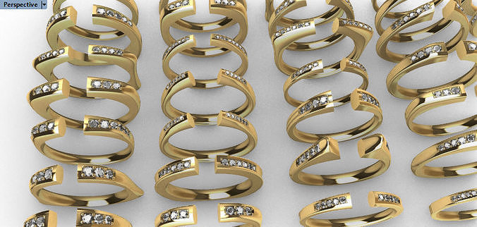various ring shanks 45 jewelry findings gem accent side ringshanks europeanshanks americanjewelry europeanjewelry jewelryfindings gems birthstones ladiesrings modernrings classicrings vintagerings popular topratedjewelry famousjewelry bestseller rings 3D print model - Mito3D