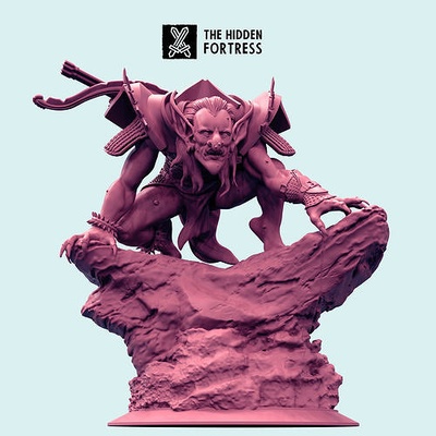 varuck goblin tracker archer dnd miniatures figurines fantasy 32mm tabletop board character games toys cartoon statue miniature 3d print model - Mito3D