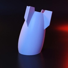 vase bomb stl vaso bomba 3d modello stampa file stampato stampante pavimento boho decorazione fiore pentola geometrico moderno pianta arte decorativo casa arredamento 3d print model - Mito3D
