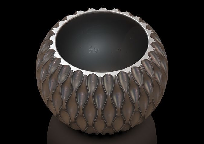 vase d plata huevo florero cuenco decoración planta maceta decorativo porcelana interior diseño general vajilla menaje impresión imprimible casa accesorios 3D print model - Mito3D