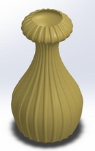 vase1 vaso 3dprinted arte decoração flor utensílios domésticos interior Projeto esculturas 3d print model - Mito3D
