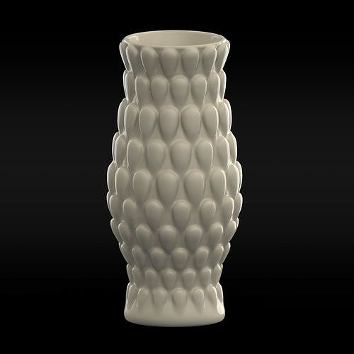 vase1 Vase Kunst gestalten Keramik Design Container Kreativität Dekoration Haushaltswaren Geschirr Idee Statue Porzellan disjunkt isoliert Haus Dekor 3D print model - Mito3D