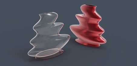 vaso bicchiere vasi 3d stampabile catia pentole fiori ceramica fiore modello febbraio arte 3d print model - Mito3D