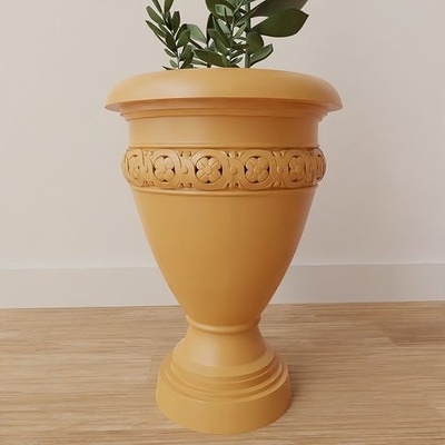 vase - pot planter candy dish cup urn 009 garden decor decoration decorative interior exterior house 3d print model - Mito3D