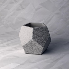 vaso 003 flor plantar tigela suporte decoração casa projeto impresso panela 3d print model - Mito3D