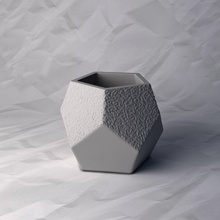 vase 004 flower plant bowl holder decoration design printed pot house decor 3d print model - Mito3D