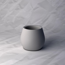 Vase 006 Blume Pflanze Schüssel Halter Unterstützung Dekoration Design gedruckt Topf Haus Dekor 3d print model - Mito3D