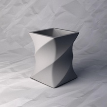 vase 035 flower plant bowl holder decoration design printed pot house decor 3d print model - Mito3D