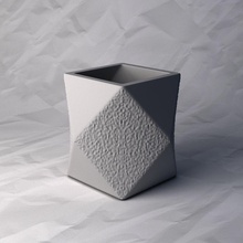 vase 040 flower plant bowl holder decoration design printed pot house decor 3d print model - Mito3D