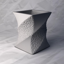 vase 045 flower plant bowl holder decoration design printed pot house decor 3d print model - Mito3D