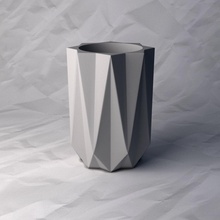 vase 061 flower plant bowl holder decoration design printed pot house decor 3d print model - Mito3D