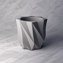 vase 063 flower plant bowl holder decoration design printed pot house decor 3d print model - Mito3D