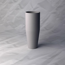 vase 100 flower plant bowl holder decoration design printed pot house decor 3d print model - Mito3D